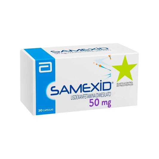 Samexid 50mg X 30 cápsulas (Venta Solo en Sucursal) ABBOTT 