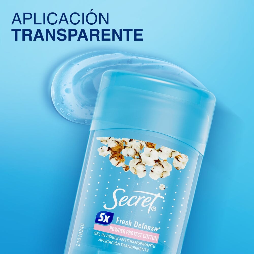 Secret Gel Clear Cotton X 45 GR P&G 