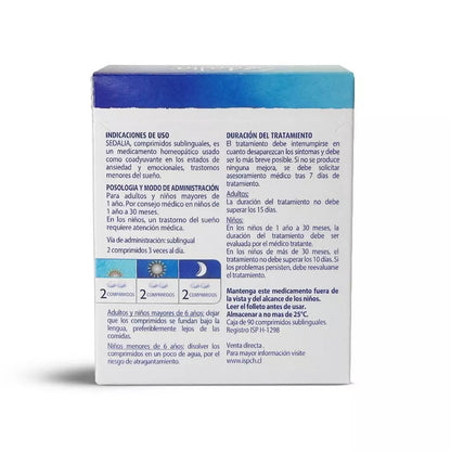 Sedalia x 90 Comprimidos Sublinguales dispolab 
