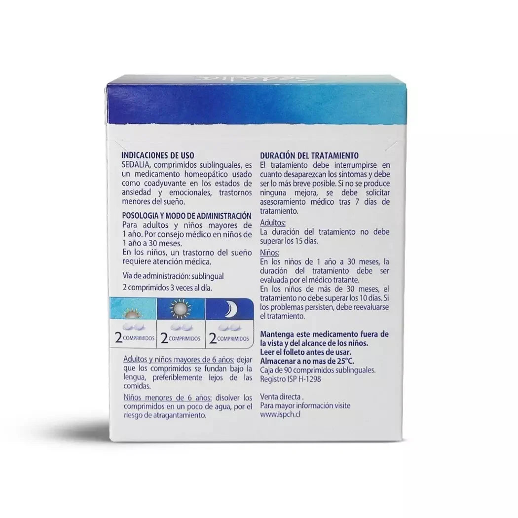 Sedalia x 90 Comprimidos Sublinguales dispolab 
