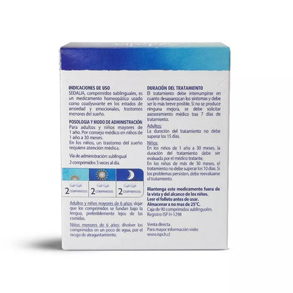 Sedalia x 90 Comprimidos Sublinguales dispolab 