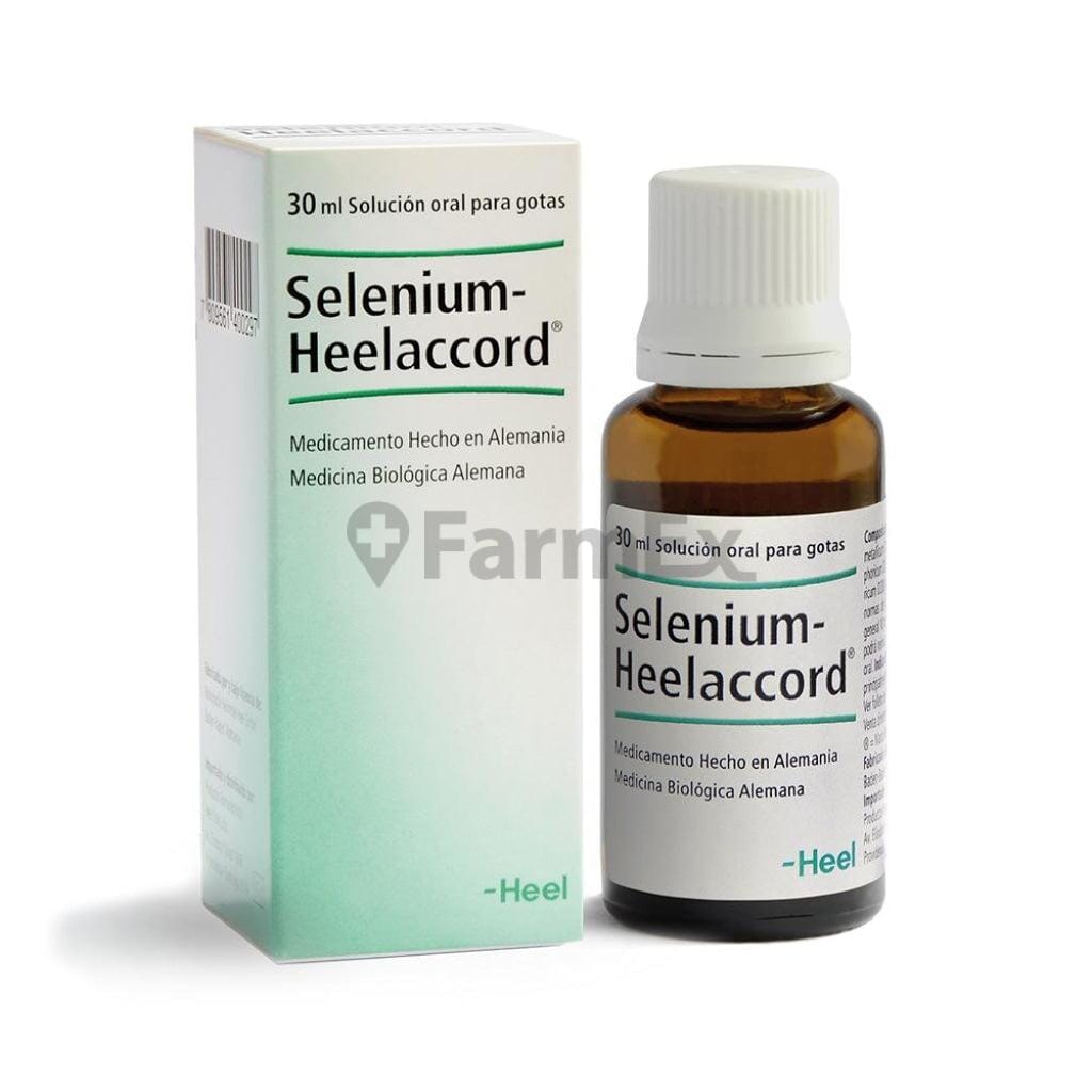 Selenium-Heelaccord Gotas x 30 mL Farmex-BanMedica-Persistente 
