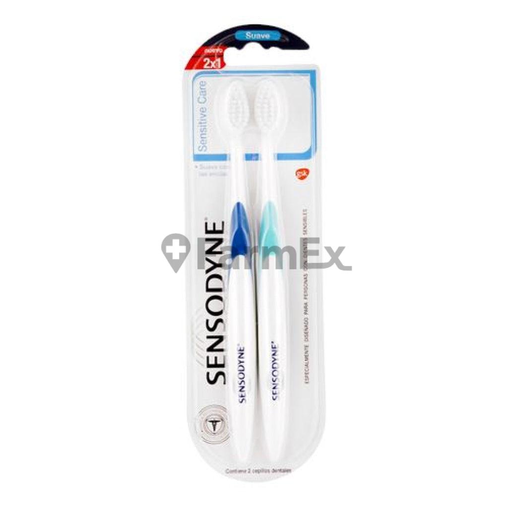 Sensodyne Cepillo dental "Sensitive Care" x 2 unidades.