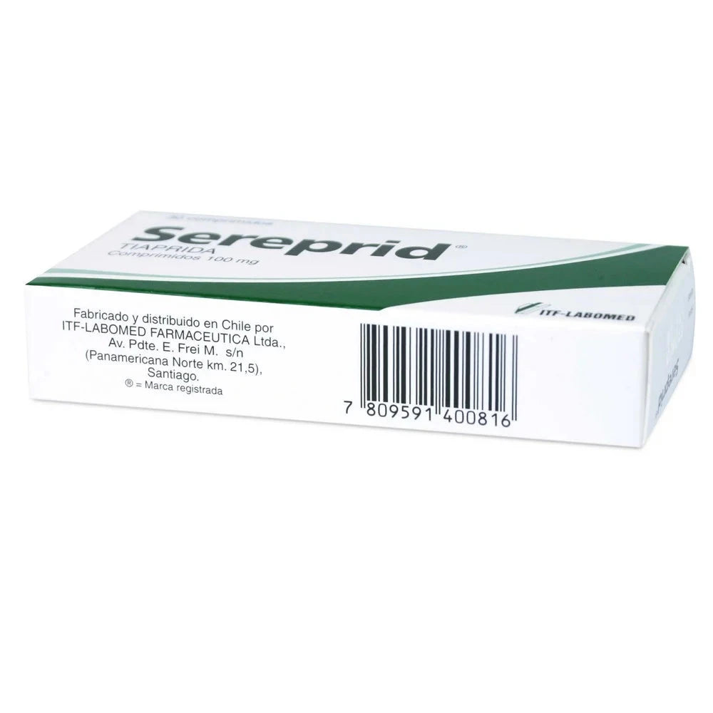 Sereprid 100mg x 30 Comprimidos ITF LABOMED 