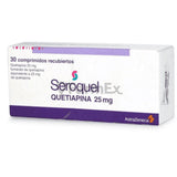 Seroquel 25 mg x 30 comprimidos