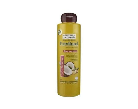 Shampoo Aceite Coco Oleo Micelar Argan Nutritivo/Reparador 750mL (Familand)