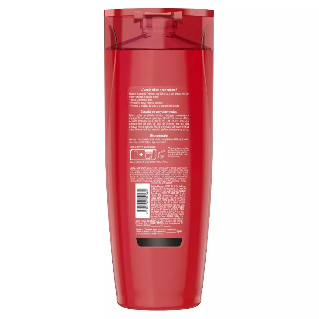 Shampoo Elvive Color Vive 370 Ml Loreal Paris 