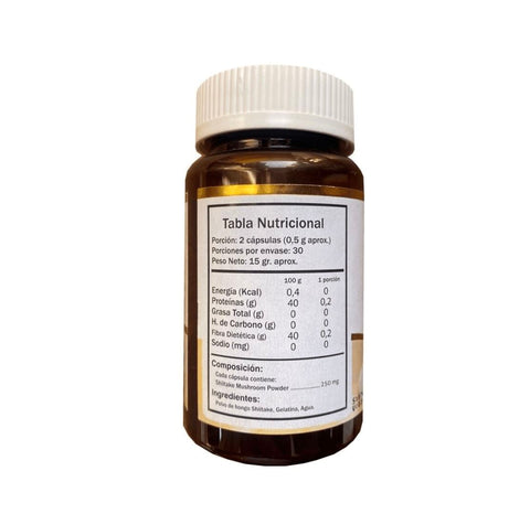Shiitake Mushroom 350 mg x 60 cápsulas