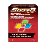 Shot-B Total Multivitamínico x 30 cápsulas