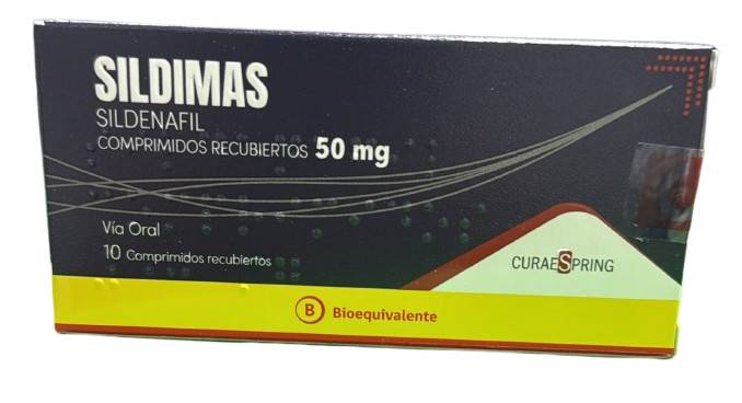 Sildimas "sildenafil" 50 Mg x 10 Comp " Ley Cenabast "