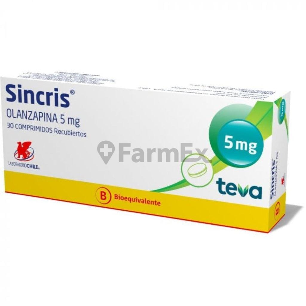Sincris 5 mg x 30 comprimidos Farmex-Chile Salud-Persistente 