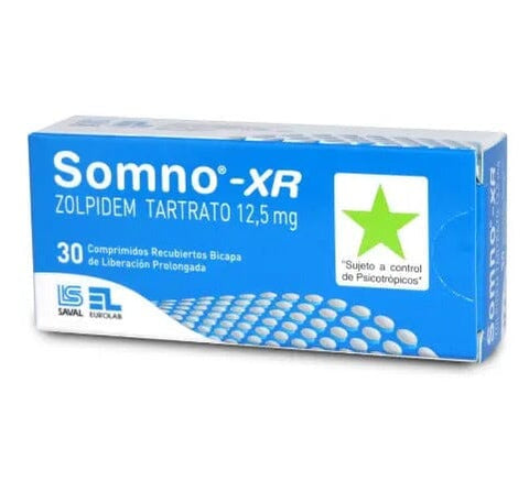 Somno-XR 12,5 mg x 30 comprimidos de liberación prolongada (Venta solo en sucursal)