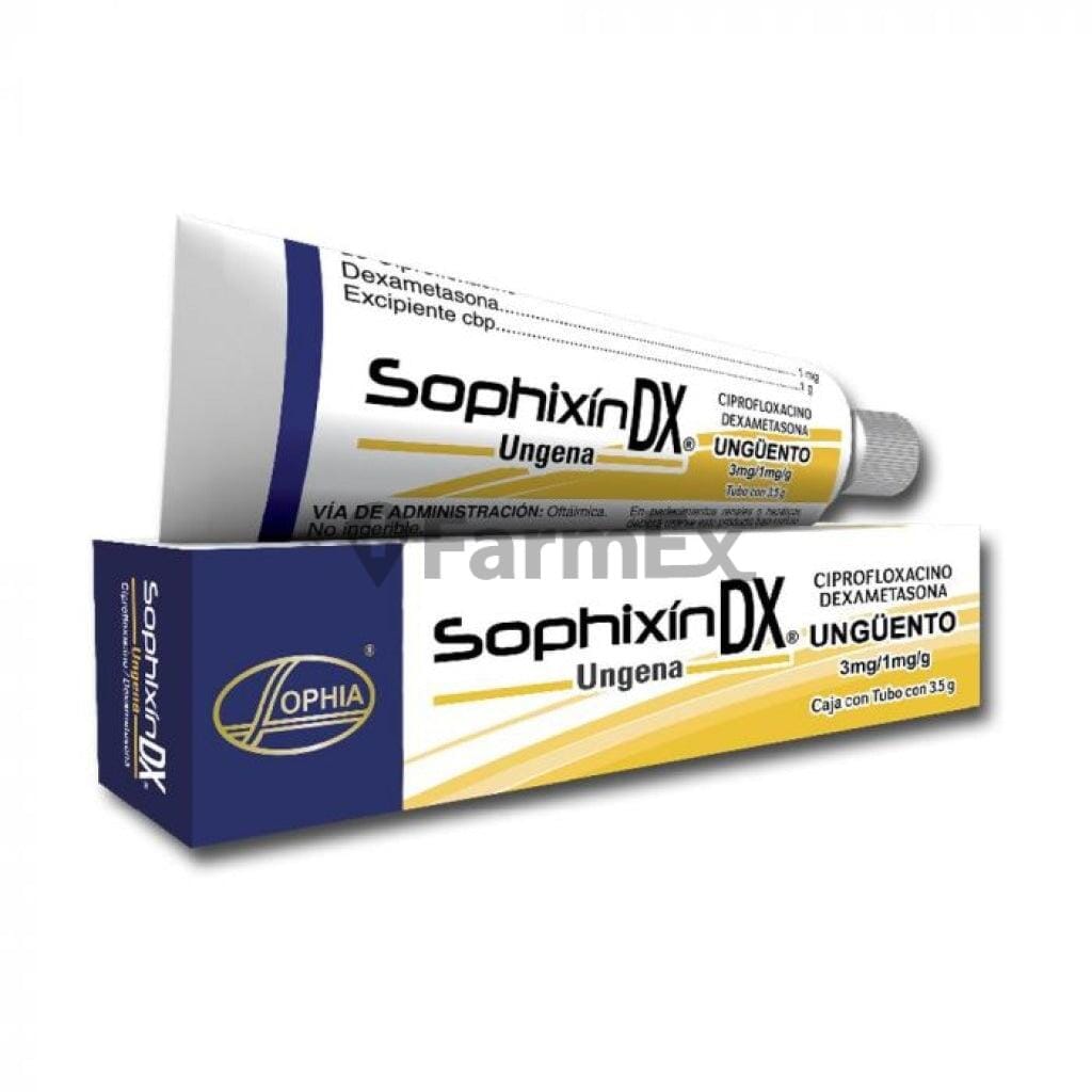 Sophixin DX Unguena Ungüento Oftálmico 0,3% / 0,1% x 3,5 g