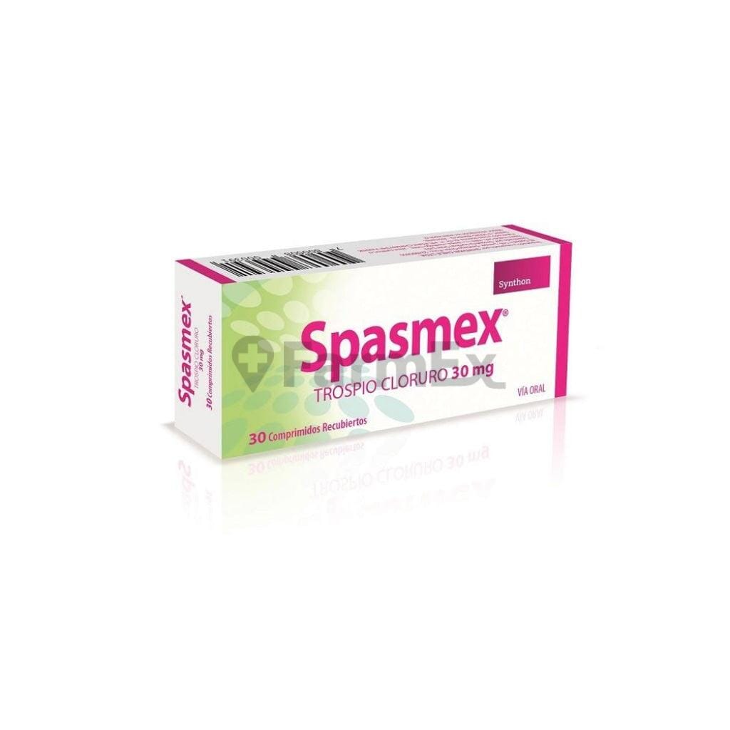 Spasmex 30 mg x 30 comprimidos susc-1 de 2 meses Farmex-Suscripciones-Persistente 