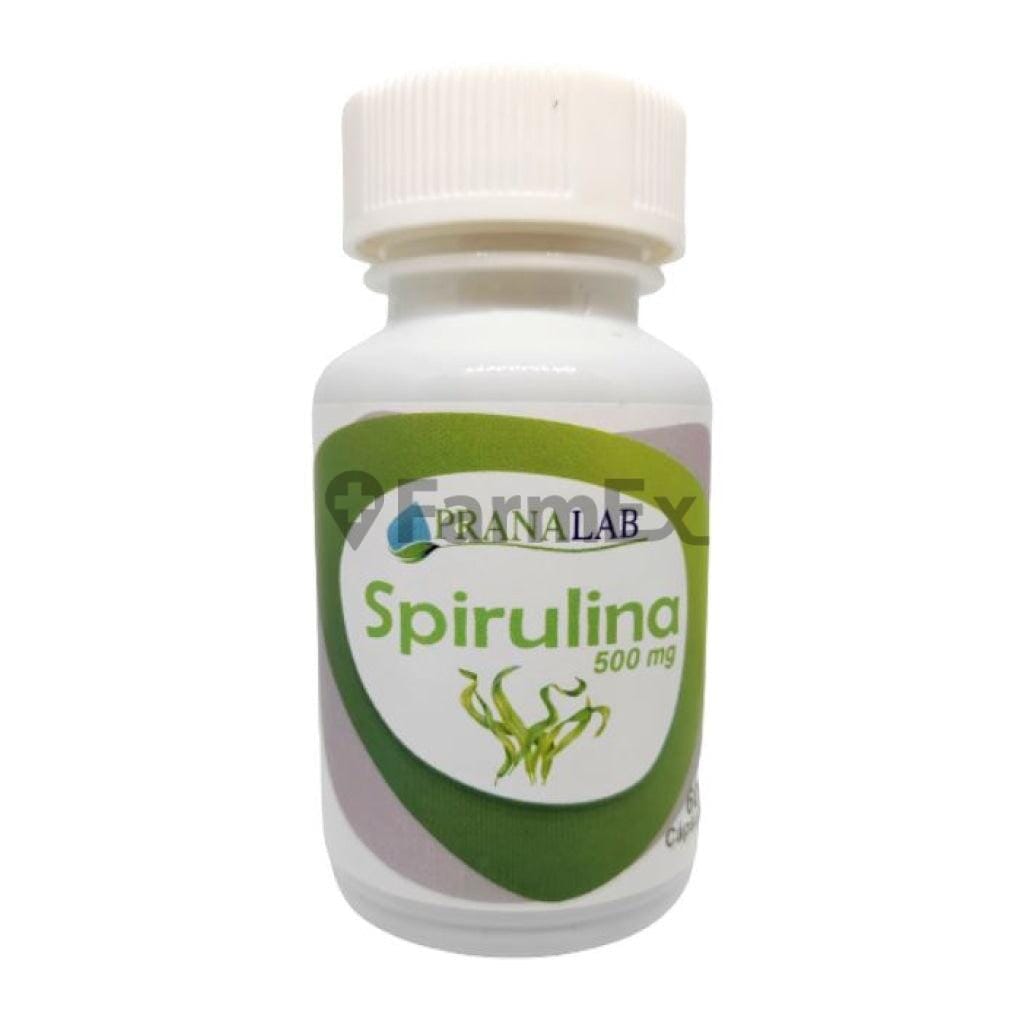 Spirulina 500 mg x 60 cápsula Farmex-Pluxee-Persistente 