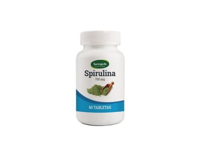 Spirulina 60 Comprimidos 700mg (Springlife) Farmex-Pluxee-Persistente 