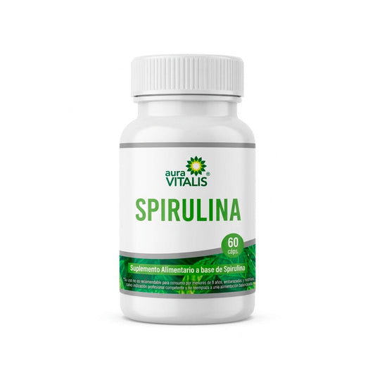 Spirulina x 60 cápsulas Farmex-Fonasa-Persistente 
