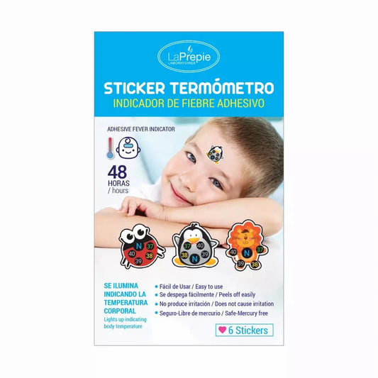 Sticker Termómetro x 6 unidades cada envase LaPrepie 