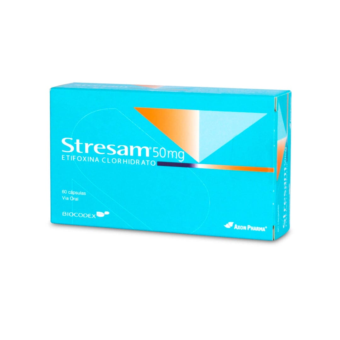 Stresam 50 mg x 60 cápsulas.