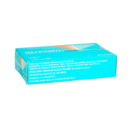 Stresam 50 mg x 60 cápsulas Farmex-Pluxee-Persistente 