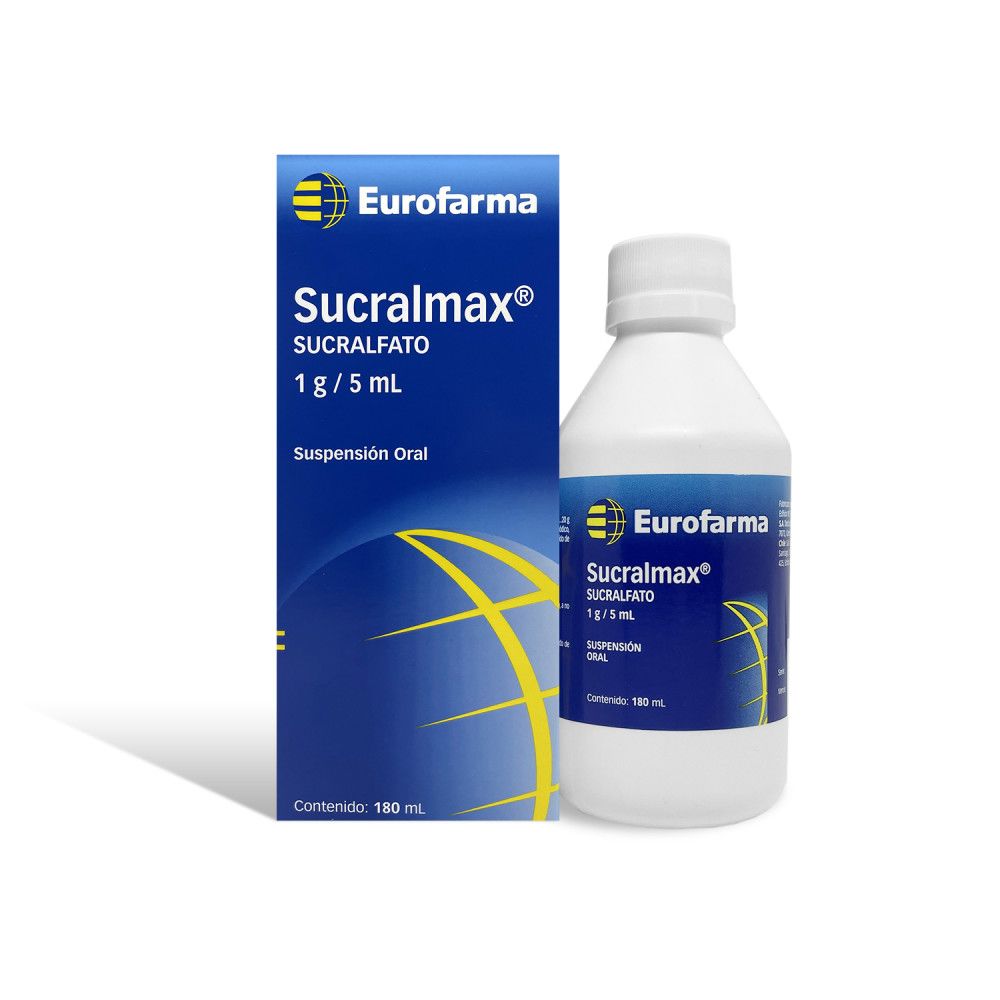 Sucralmax 1 g/5 mL x 180 mL EUROFARMA 