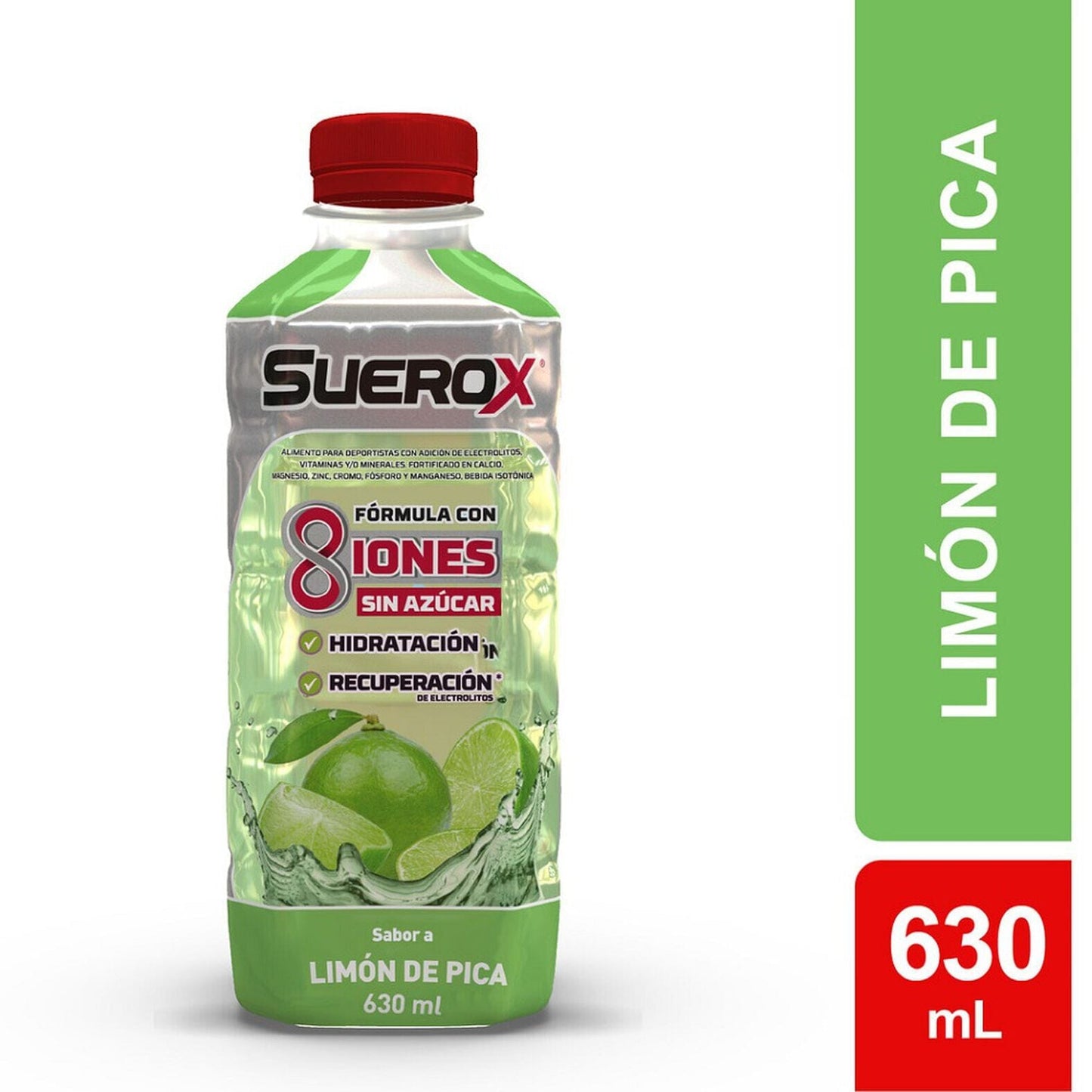 Suerox Sabor a Limón de Pica x 630 mL.