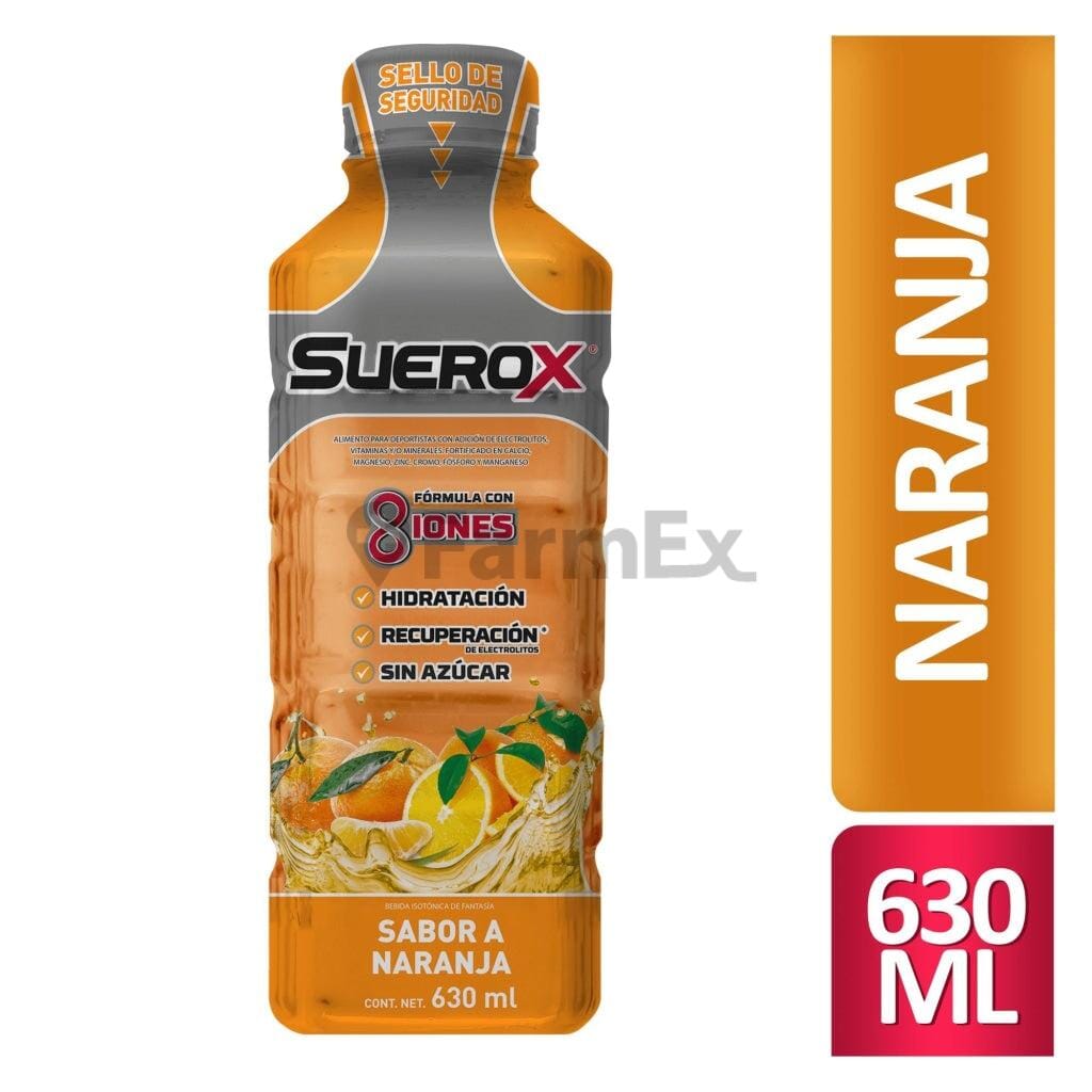 Suerox Sabor Naranja x 630 mL Farmex-Pluxee-Persistente 