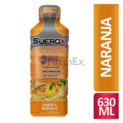 Suerox Sabor Naranja x 630 mL Farmex-Pluxee-Persistente 