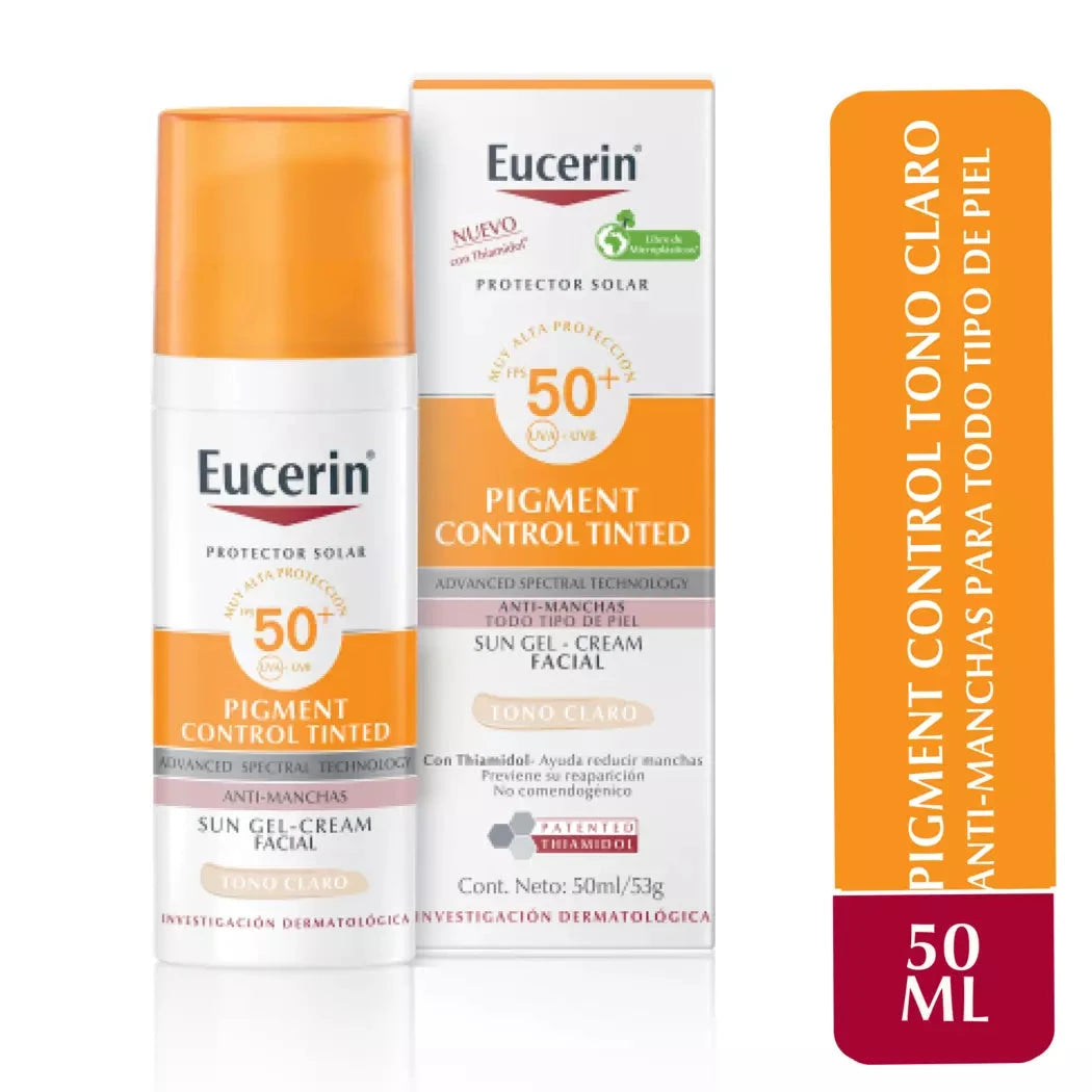 Sun Pigment Control Tinted Facial Tono Claro + 50ml BEIERSDORF 
