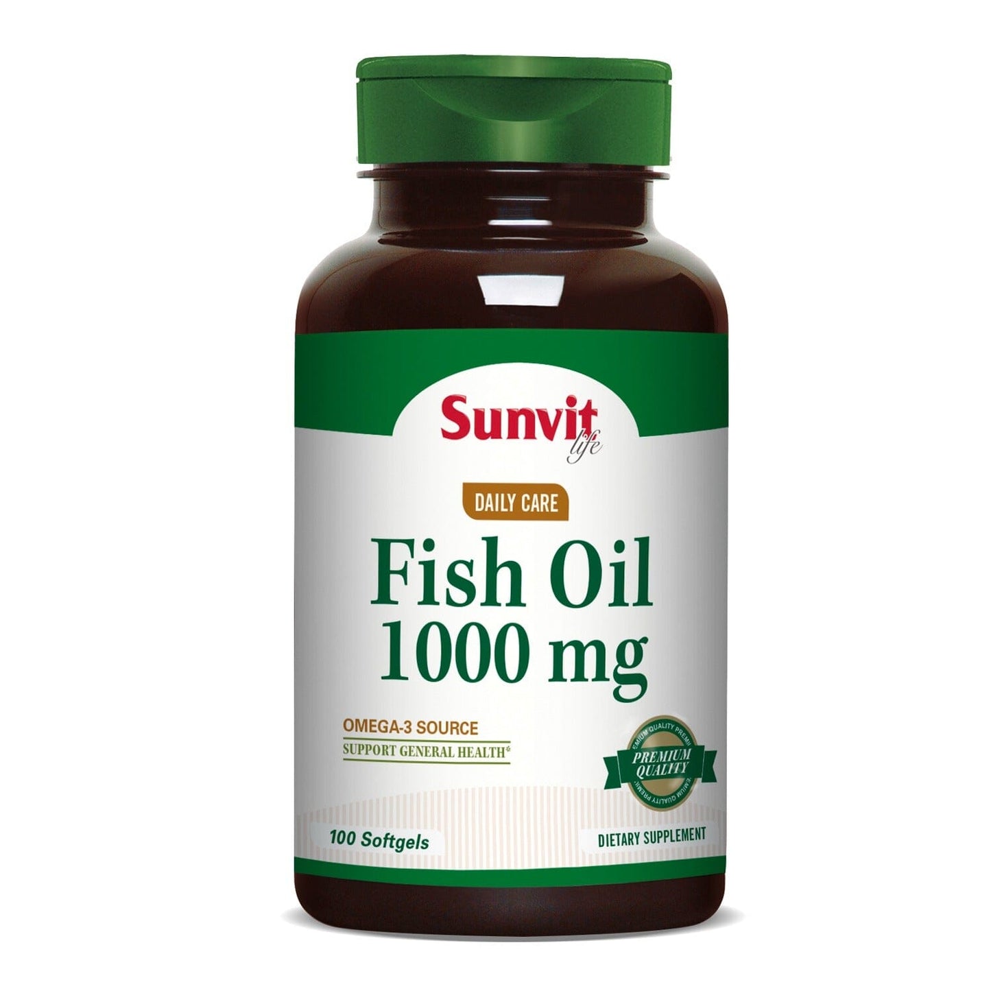 Sunvit Life  Fish Oil 1000 mg  (100 softgels).