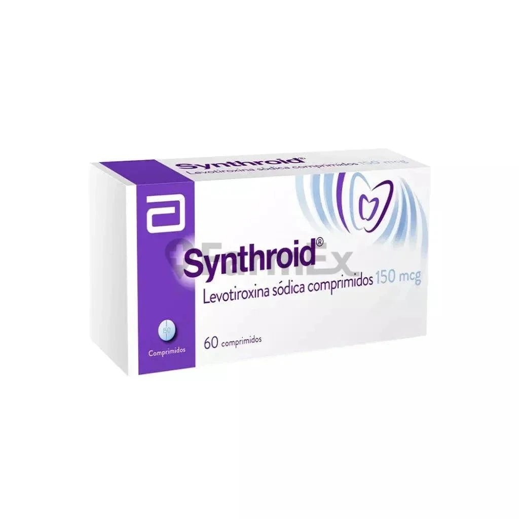 Synthroid 150 mcg x 60 comprimidos. Farmex-Fonasa 