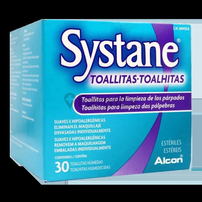 Systane Toallitas oculares x 30 unidades Farmex-Pluxee-Persistente 
