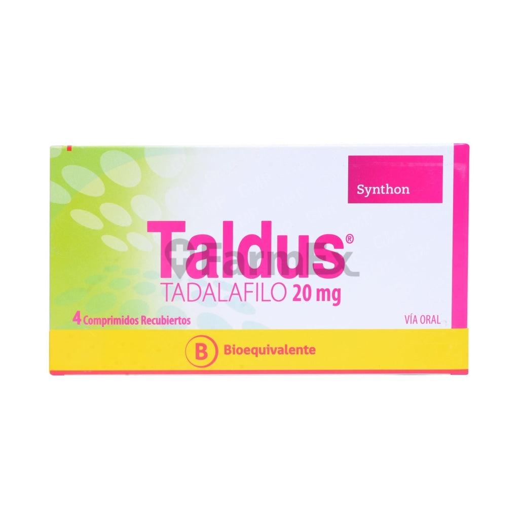Taldus 20 mg x 4 comprimidos.