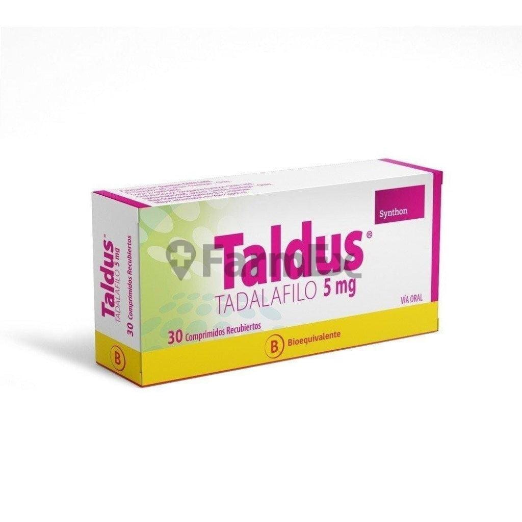 Taldus 5 mg x 30 comprimidos. Farmex-Fonasa 
