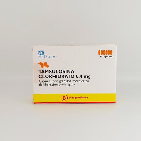 Tamsulosina 0,4 mg x 30 capsulas