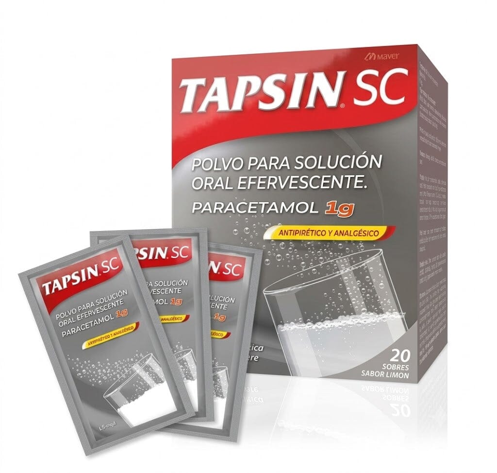 Tapsin Efervecente 1 g x 20 sobres Farmex-Fonasa-Persistente 