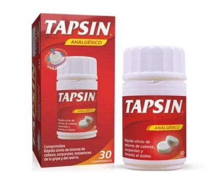 Tapsin Paracetamol 400 Mg Cafeina 33 Mg 30 Comprimidos