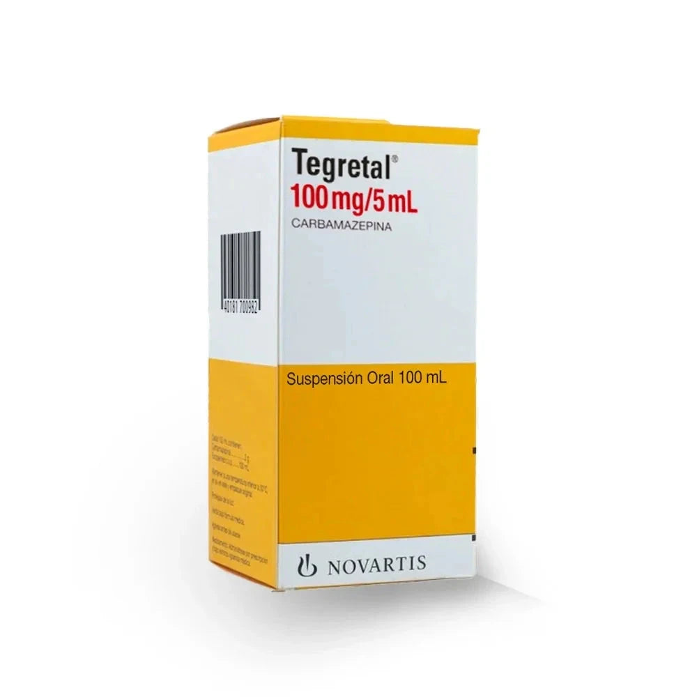 Tegretal Solución Oral 100 mg / 5 mL x 100 mL Farmex-Pluxee-Persistente 