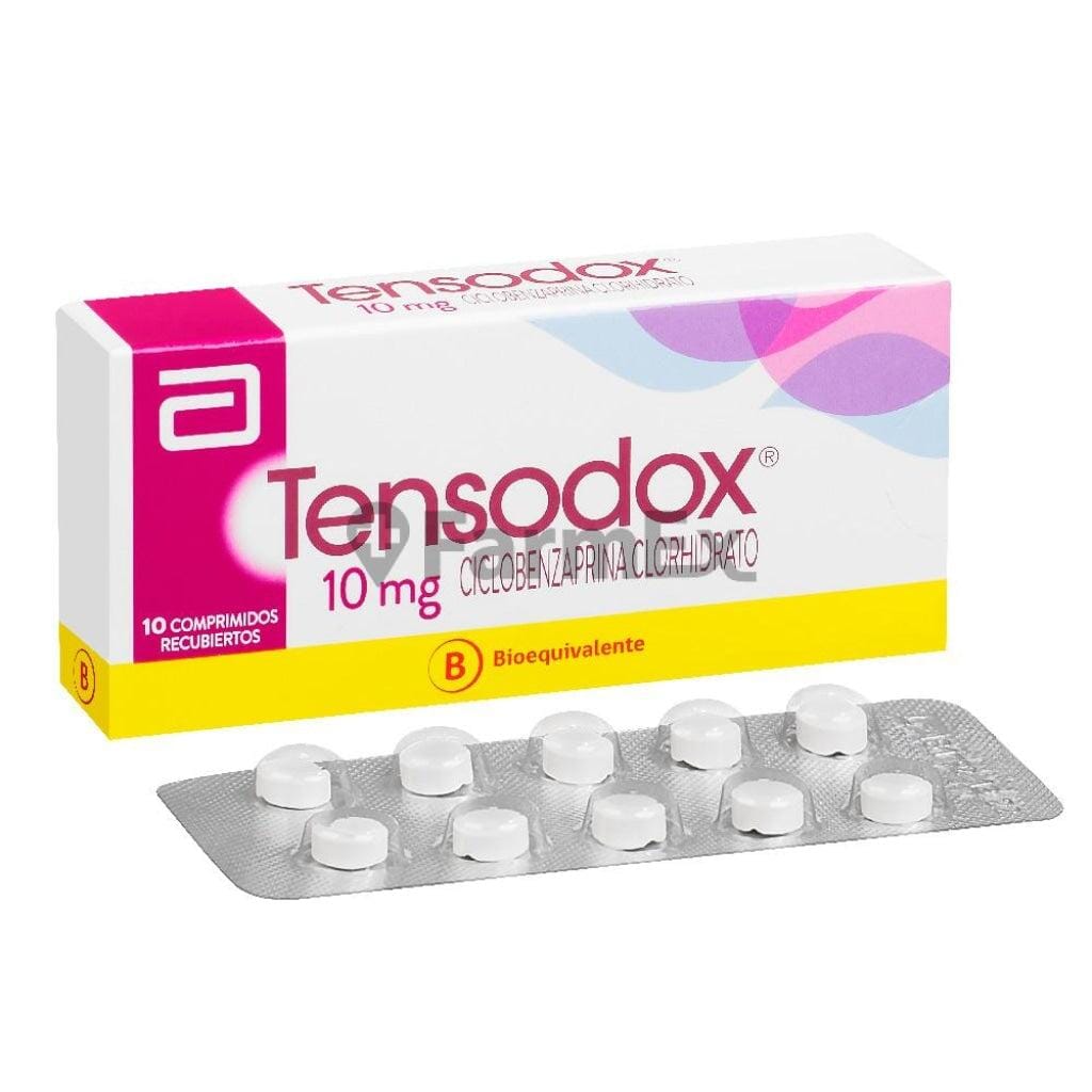 Tensodox 10 mg x 10 comprimidos Farmex-Fonasa-Persistente 