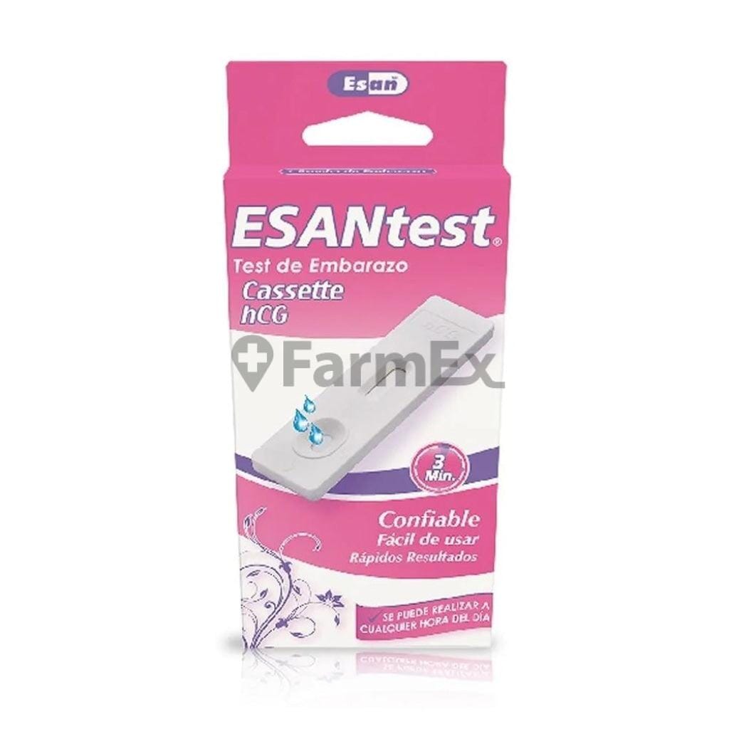 Test de Embarazo Cassette Esantest Farmex-BanMedica-Persistente 