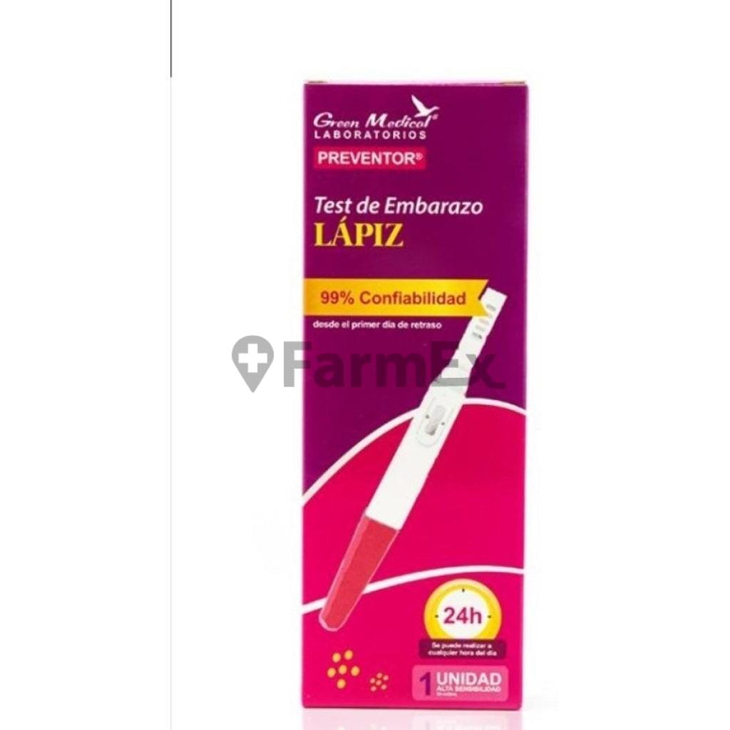 Test de embarazo preventor Farmex-BanMedica-Persistente 