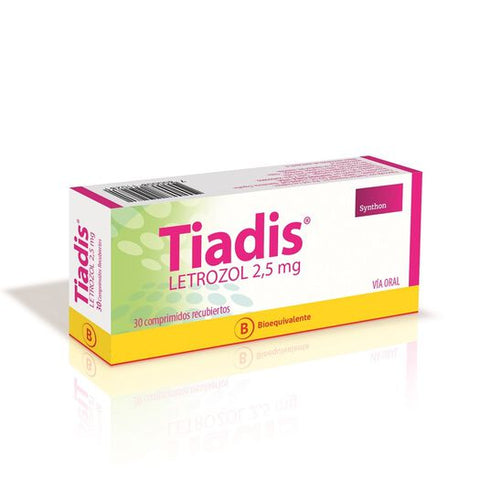 Tiadis 2,5 mg x 30 Comprimidos Recubiertos