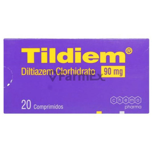 Tildiem 90 mg x 20 comprimidos "Ley Cenabast" -