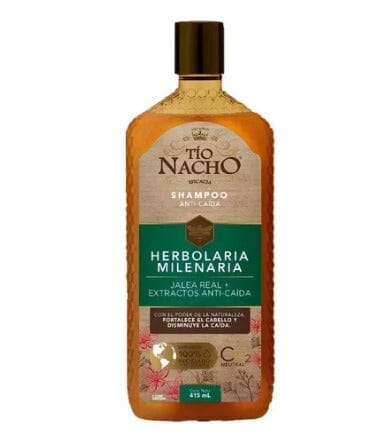 Tío Nacho Shampoo Herbolaria Fortalecimiento Capilar x 415 mL Farmex-Fonasa-Persistente 