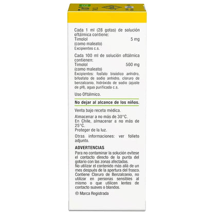 Tiof 0.5 % Solución Oftálmica x 10 mL NICOLICH 