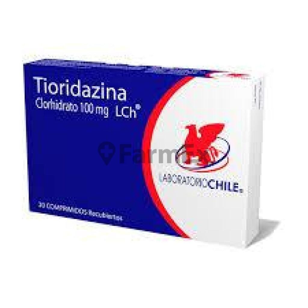 Tioridazina 100 mg x 20 comprimidos Farmex-Consorcio-Persistente 