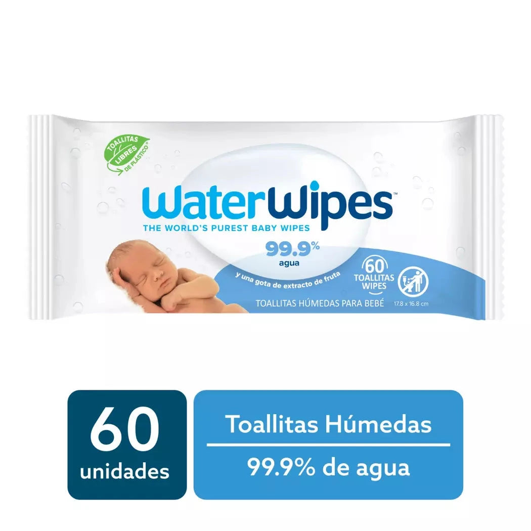 Toallitas Humedas Water Wipes x 60 unidades waterwipes 