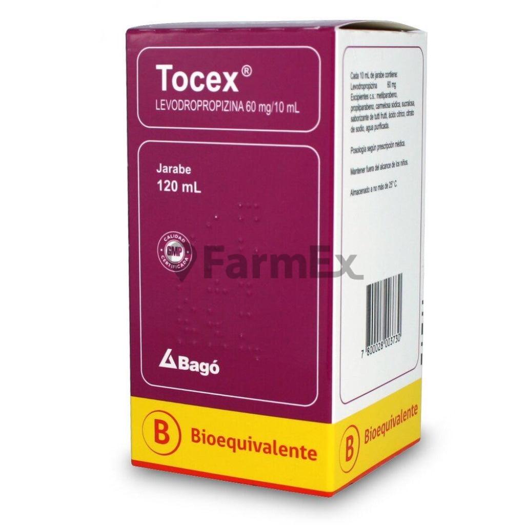Tocex Jarabe 60 mg / 10 mL x 120 mL.