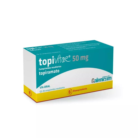 Topivitae 50 mg x 28 comprimidos "Ley Cenabast" GALENICUM 