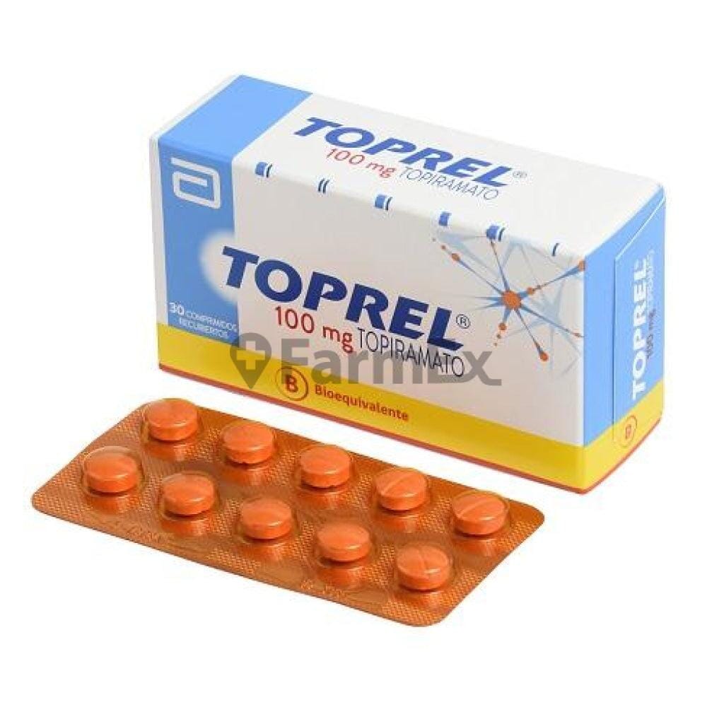 Toprel 100 mg x 30 comprimidos Farmex-Receta Solidaria-Persistente 